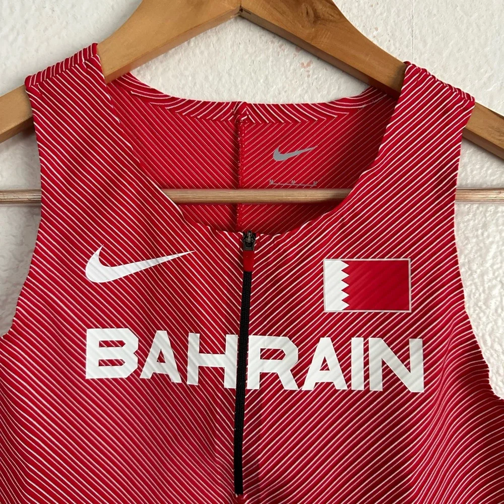Nike Pro Elite Bahrain Running Track Field Racing Top Singlet Women Size Medium